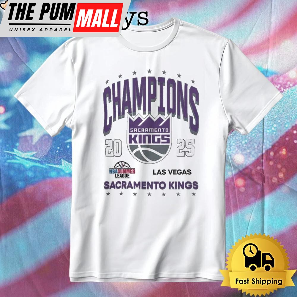 Sacramento Kings 2025 NBA Las Vegas Summer League Champions T-Shirt