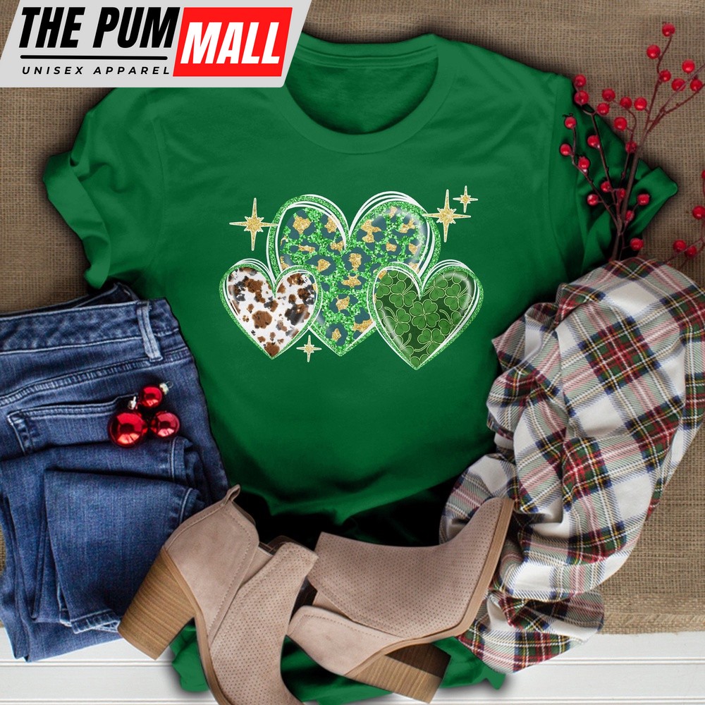 Saint Patrick’s Day Heart Shirt, St Patrick Day Shirt, Shamrock Shirt, Heart Shamrock Shirt, Lucky Shirt, Irish Shirt, St. Paddy’s Day Shirt 1408567189