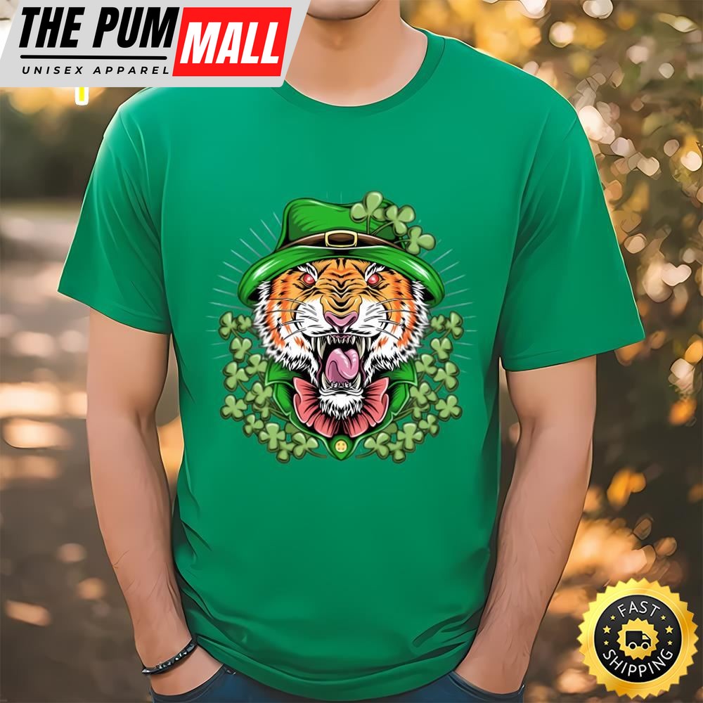 Saint Patricks Day Tiger St Patricks Shirt