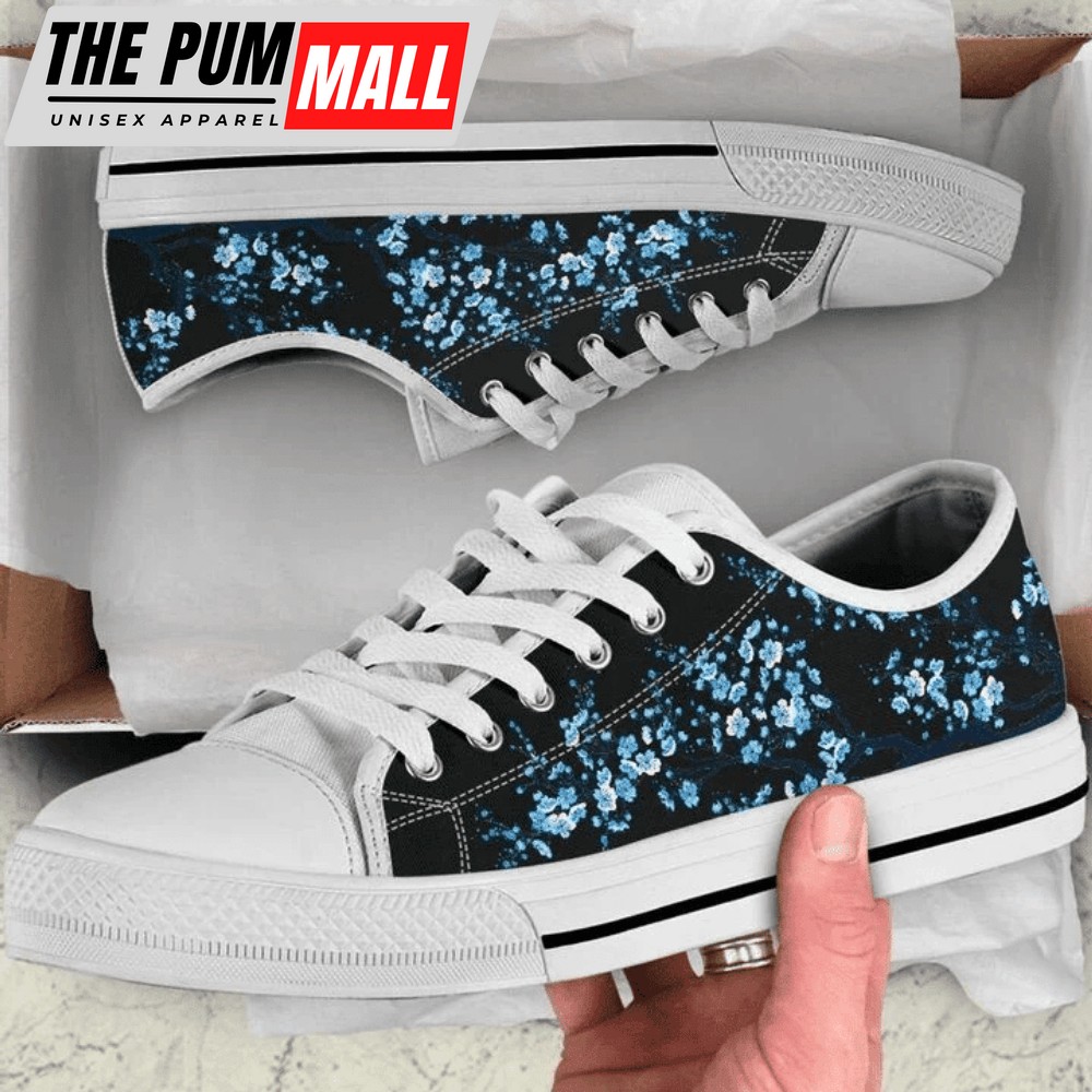 Sakura Low Top Cherry Blossom Low Top Shoes – Trendy Footwear