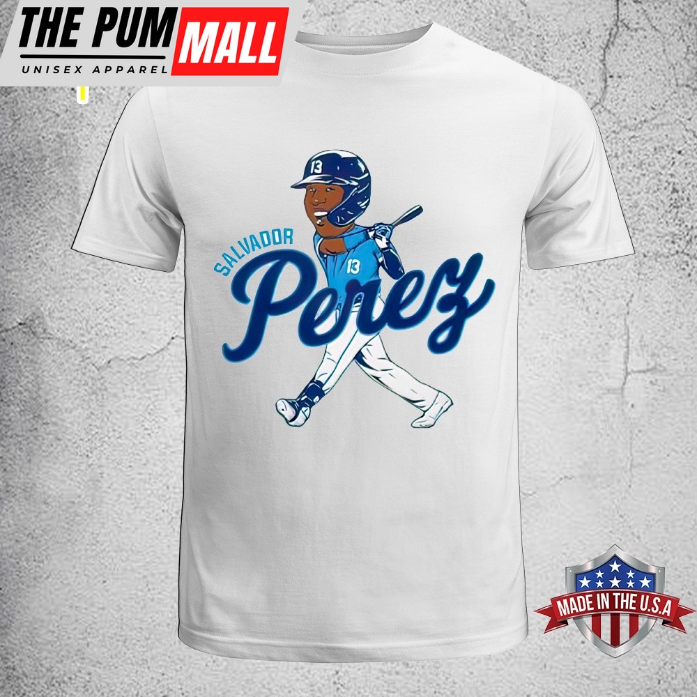 Salvador Perez Caricature Player MLB Club 2025 Unisex T-Shirt