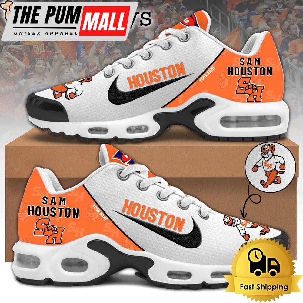 Sam Houston State Football Mascot Symbol Custom Air Max Plus Shoes