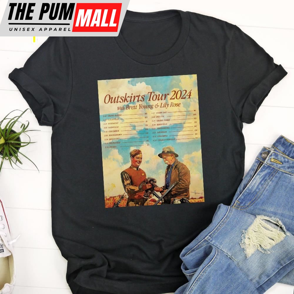 Sam Hunt Outskirts Tour Music 2025 Unisex Black T-Shirt