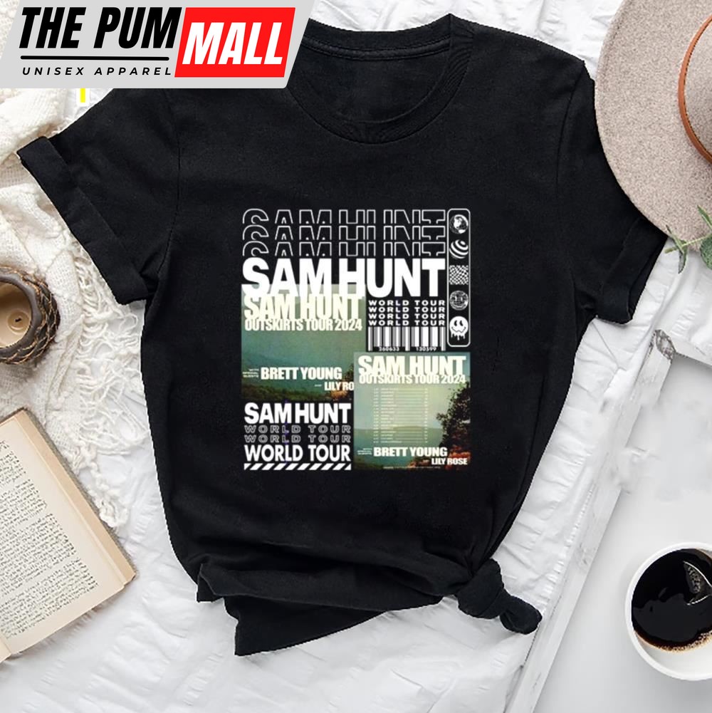 Sam Hunt Tour Merch, Sam Hunt Outskirts 2025 Tour T-Shirt