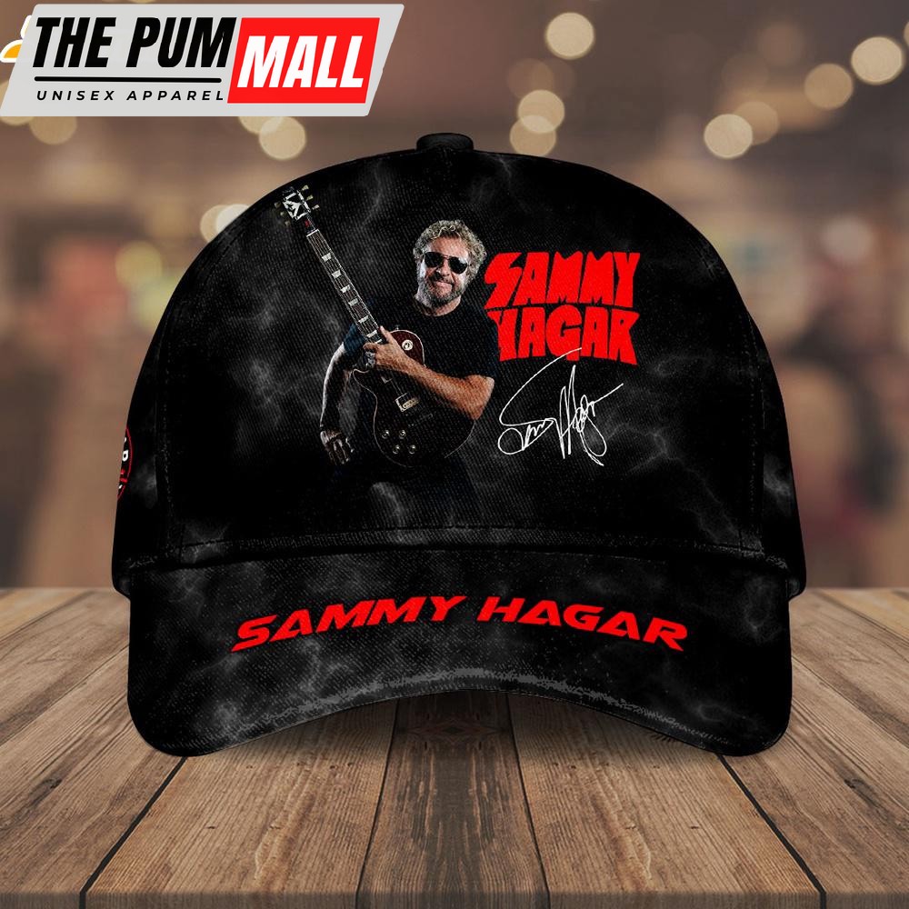 Sammy Hagar Music Signature Baseball Cap Print For Fans