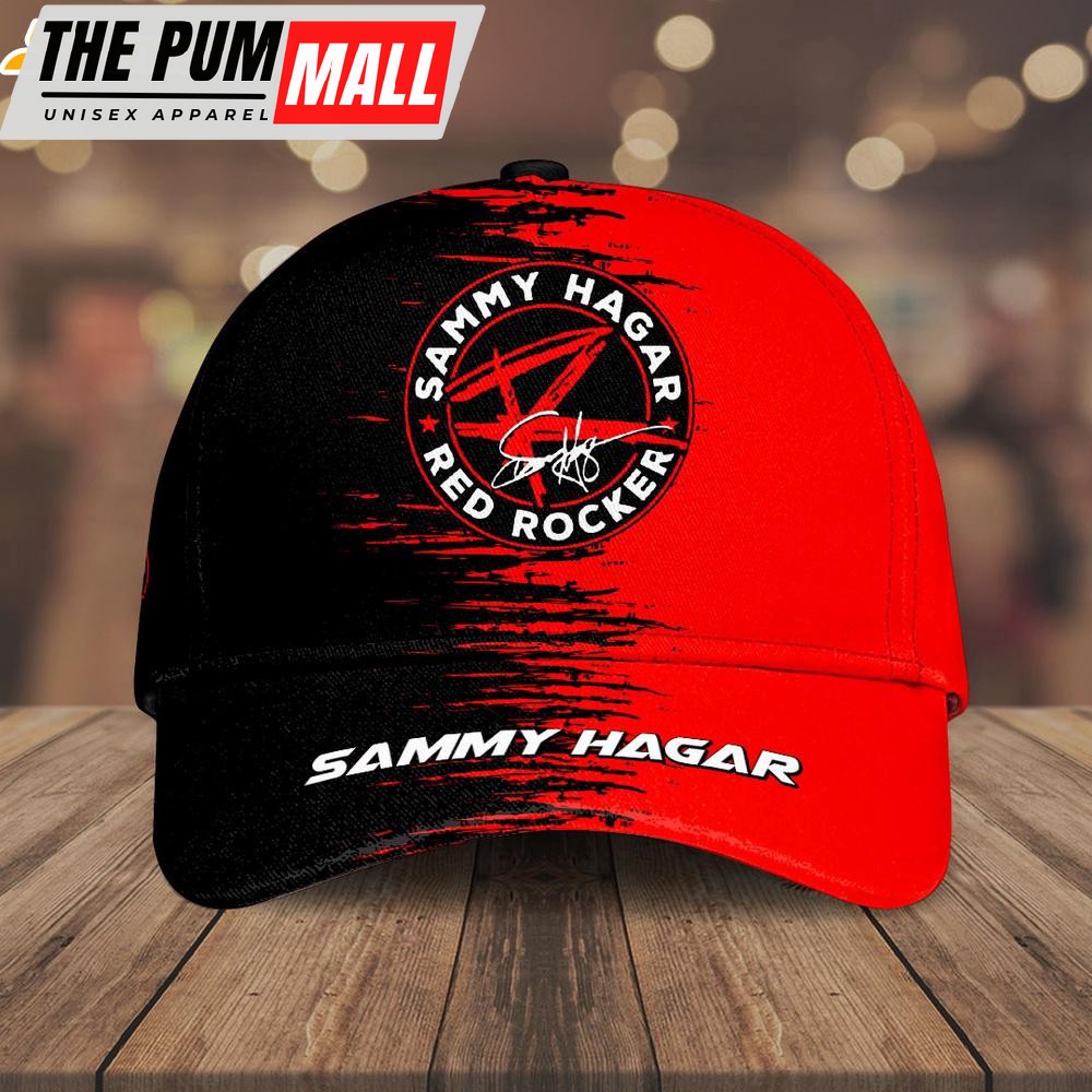 Sammy Hagar Red Rocker Baseball Cap Print For Fans