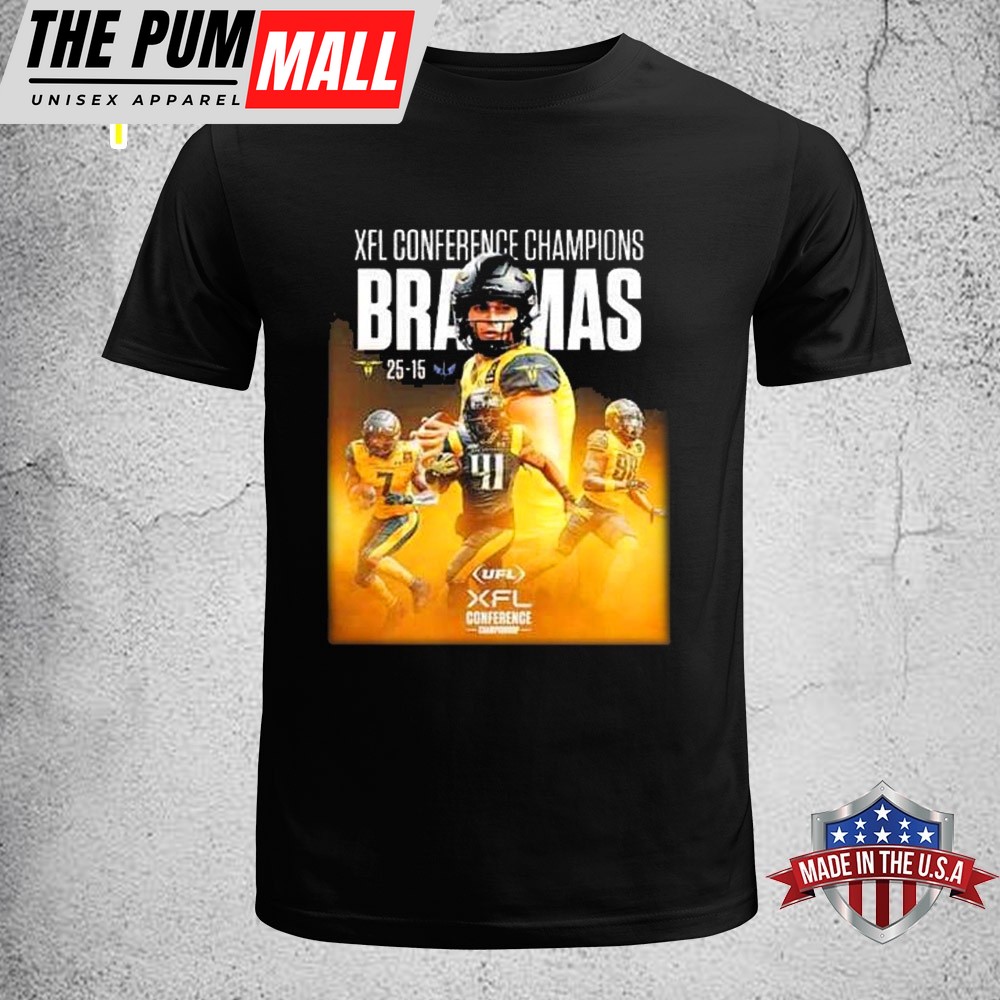 San Antonio Brahmas Are Xfl Conference Champions Head To The Ufl Championship Game Unisex T-Shirt