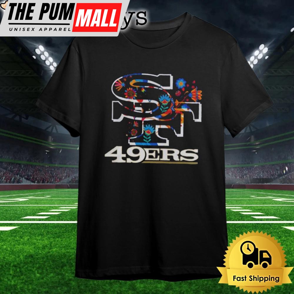 San Francisco 49Ers Dia De Los Muertos T Shirt