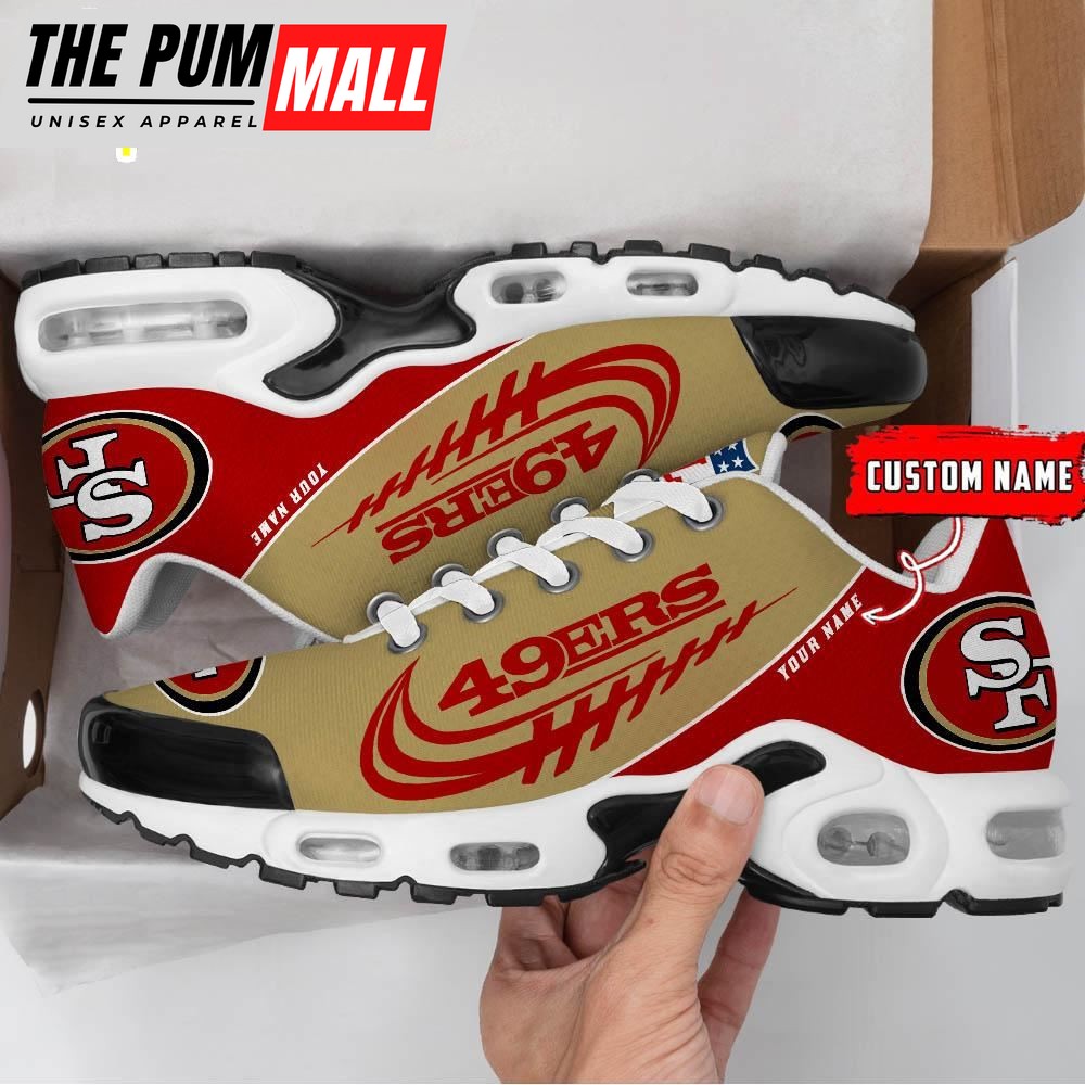 San Francisco 49ers Football Custom NFL Sport Max Plus Shoes