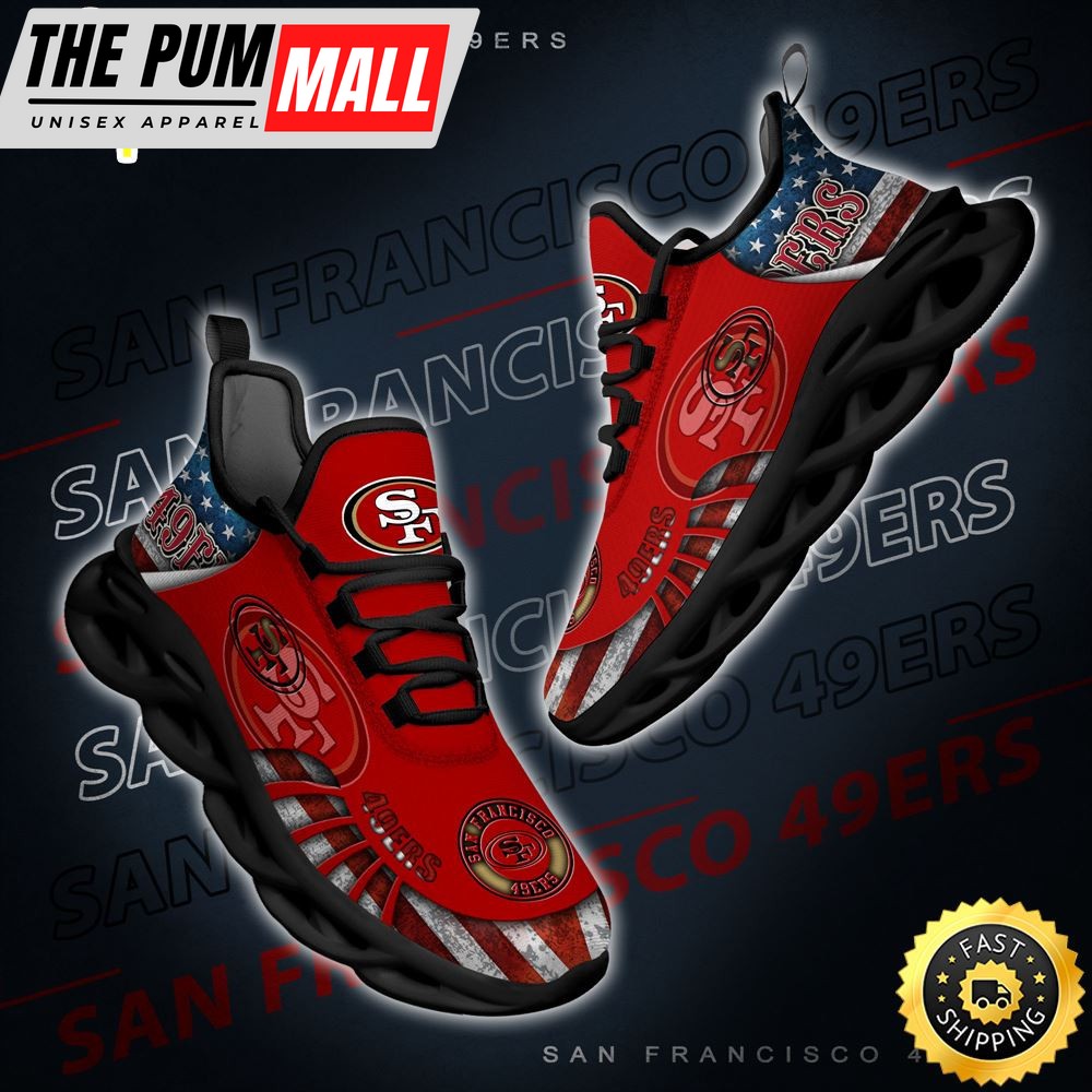 San Francisco 49ers NFL Clunky Shoes New Style For Fans