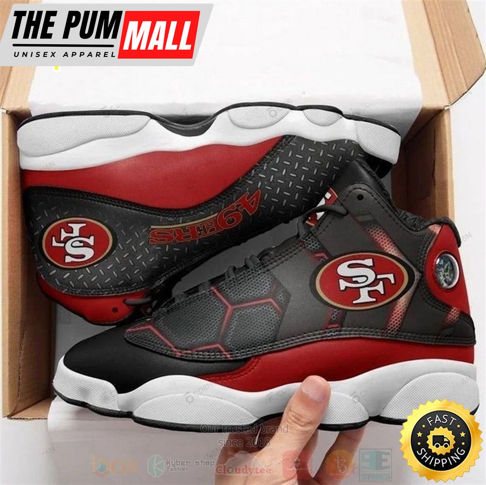 San Francisco 49Ers Nfl Football Team Air Jd 13 Shoes 3