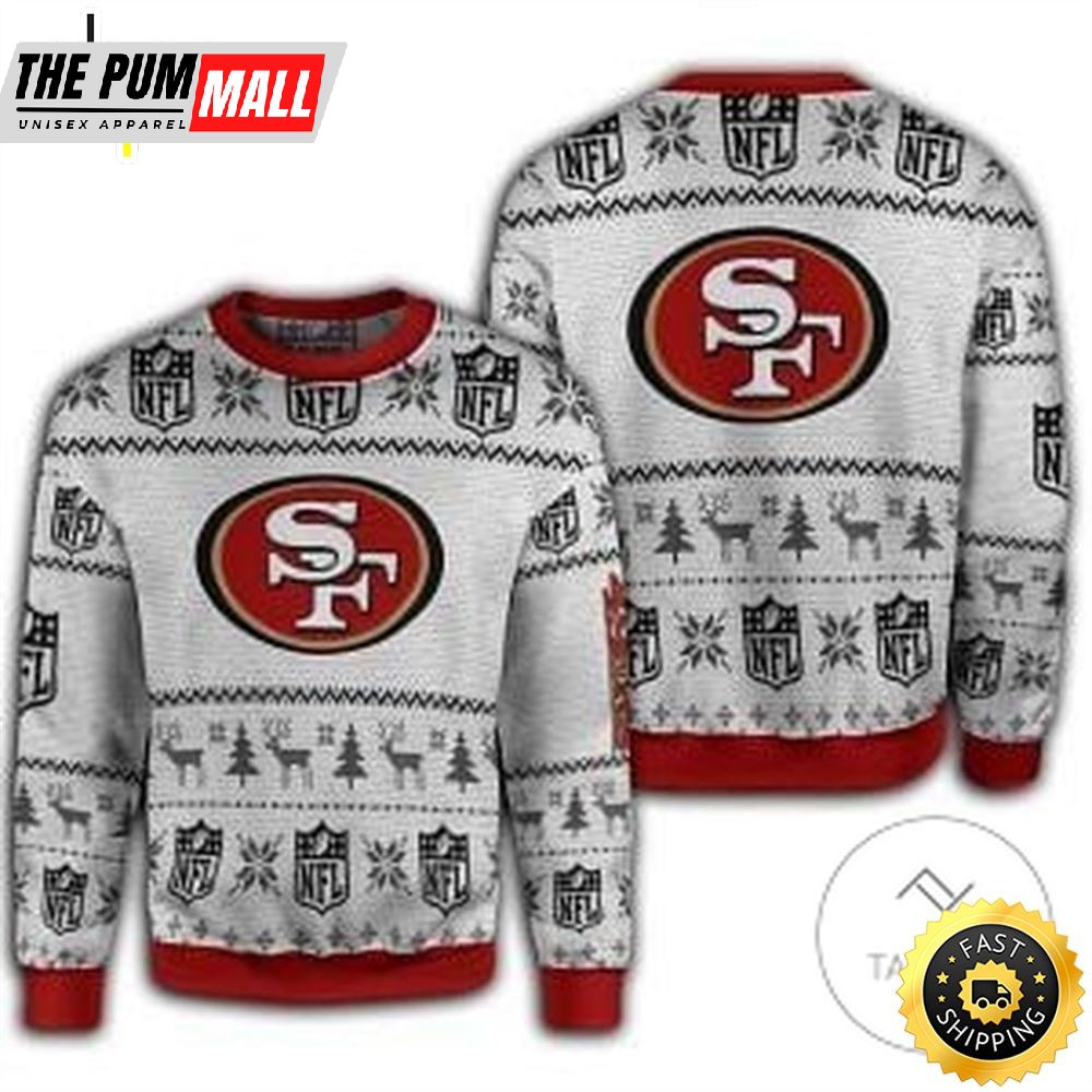 San Francisco 49ers Nfl For Niner Ugly Christmas Sweater