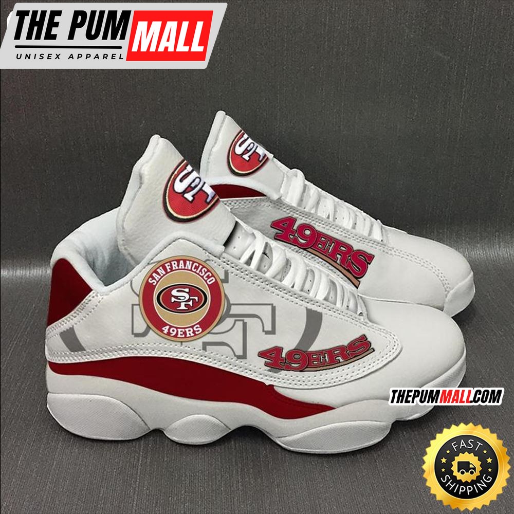 San Francisco 49Ers Nfl Ver 1 Air Jd 13 Sneaker
