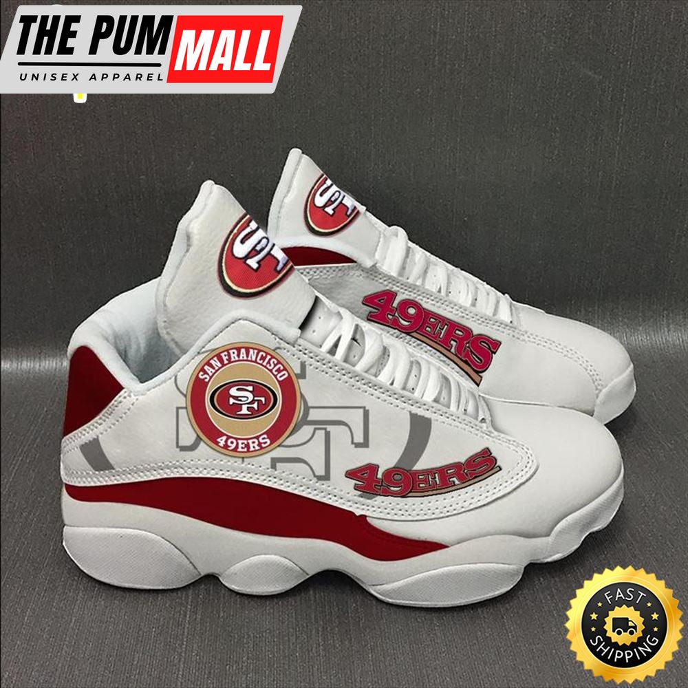 San Francisco 49Ers Nfl Ver 1 Air Jd 13 Sneaker