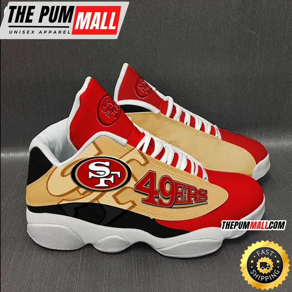 San Francisco 49Ers Nfl Ver 4 Air Jd 13 Sneaker