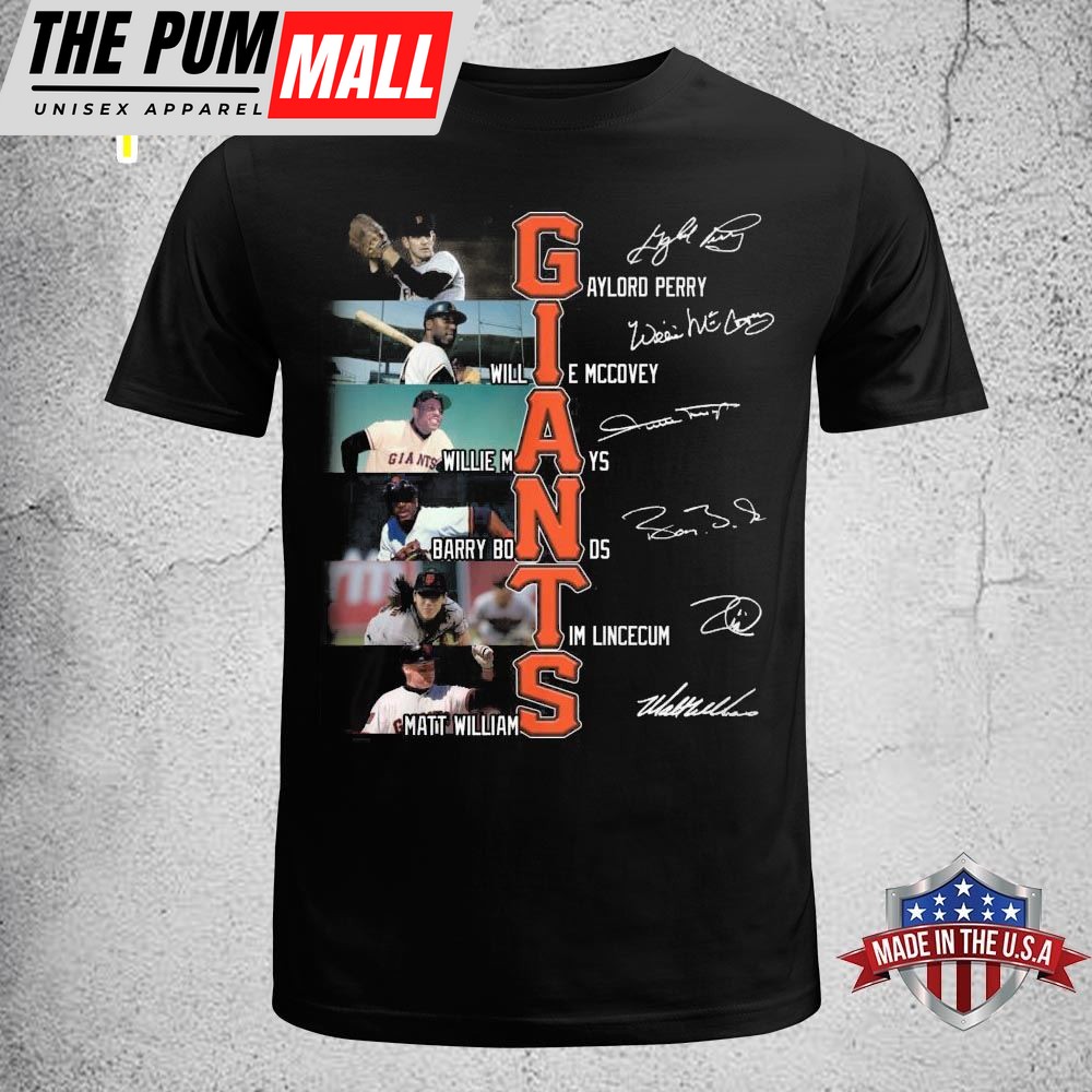 San Francisco Giants Legends Signatures Shirt