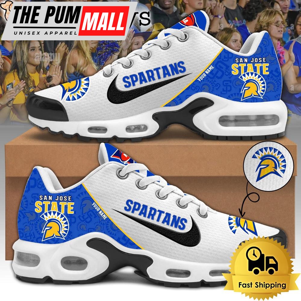 San Jose State Spartans Football Mascot Symbol Custom Air Max Plus Shoes