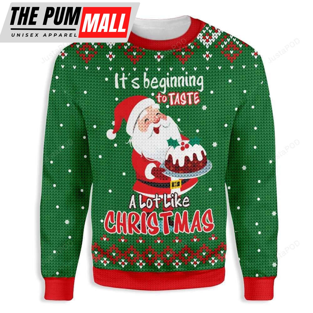 Santa Claus Baking Ugly Christmas Sweater Gift – Festive 3D All Over Print