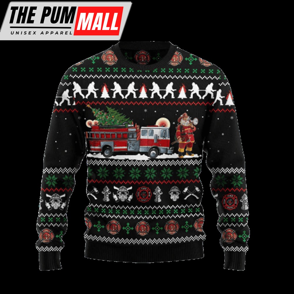 santa-claus-firefighter-ugly-christmas-sweater-for-men-women-sqnvgum6 Santa Claus Firefighter Ugly Christmas Sweater For Men & Women
