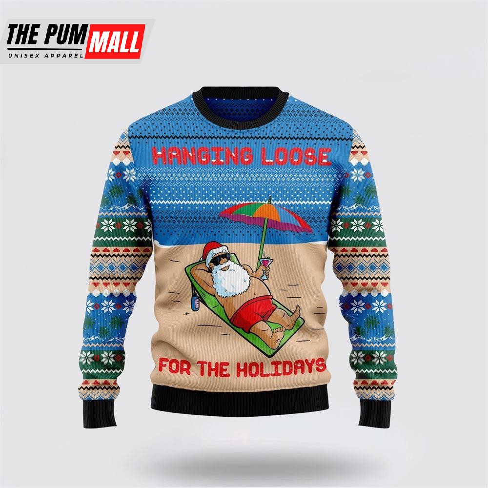 Santa Claus Holiday Ugly Christmas Sweater