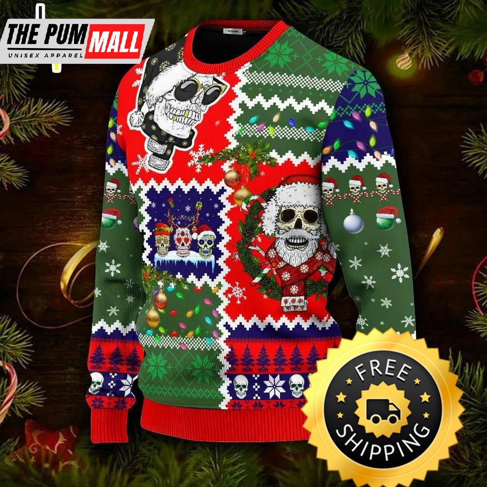 santa-claus-skulls-cool-christmas-pattern-skull-ugly-christmas-sweater-skull-ug-engqv7tv Santa Claus Skulls Cool Christmas Pattern Skull Ugly Christmas Sweater, Skull Ugly Sweater
