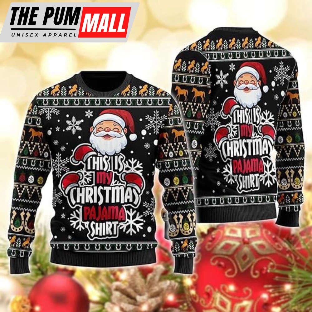 Santa Claus Ugly Christmas Sweater, Santa Mens Ugly Sweater Crew Neck Sweatshirt Gift For Women
