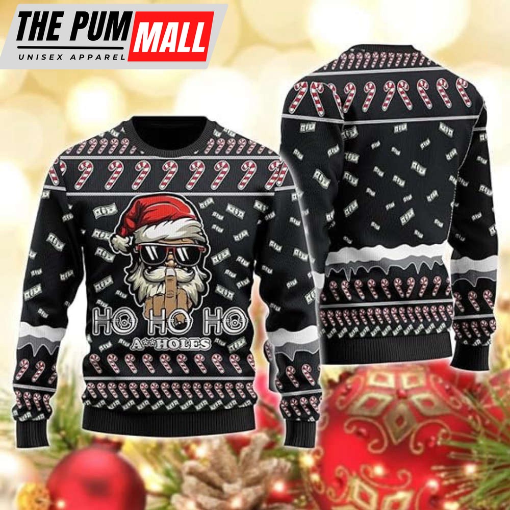 Santa Claus Ugly Christmas Sweater, Santa Mens Ugly Sweater For Christmas