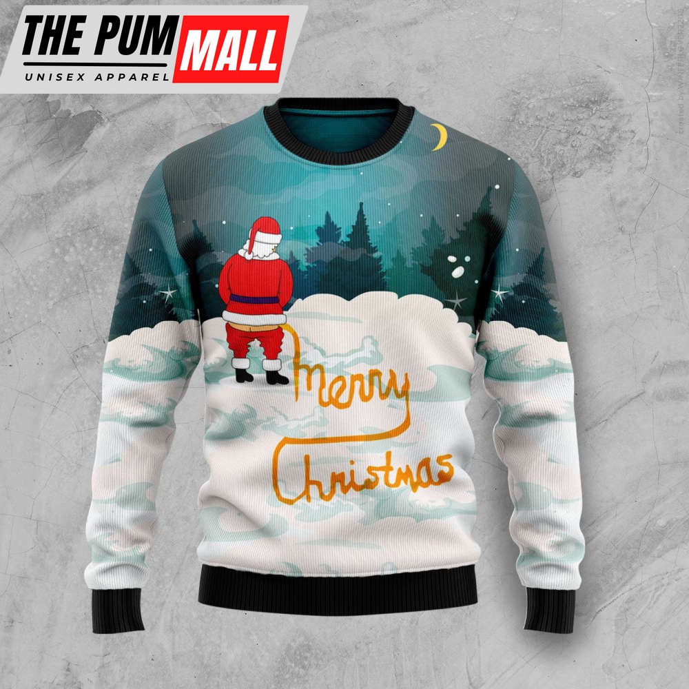 Santa Merry Christmas HT92408 Ugly Christmas Sweater – Noel Malalan