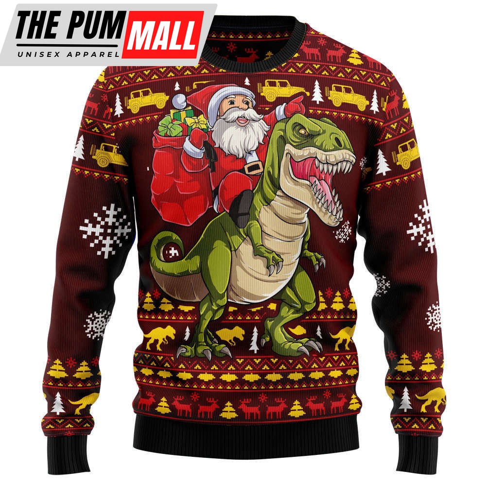Santassic Park HT92505 Ugly Christmas Sweater – Noel Malalan Signature