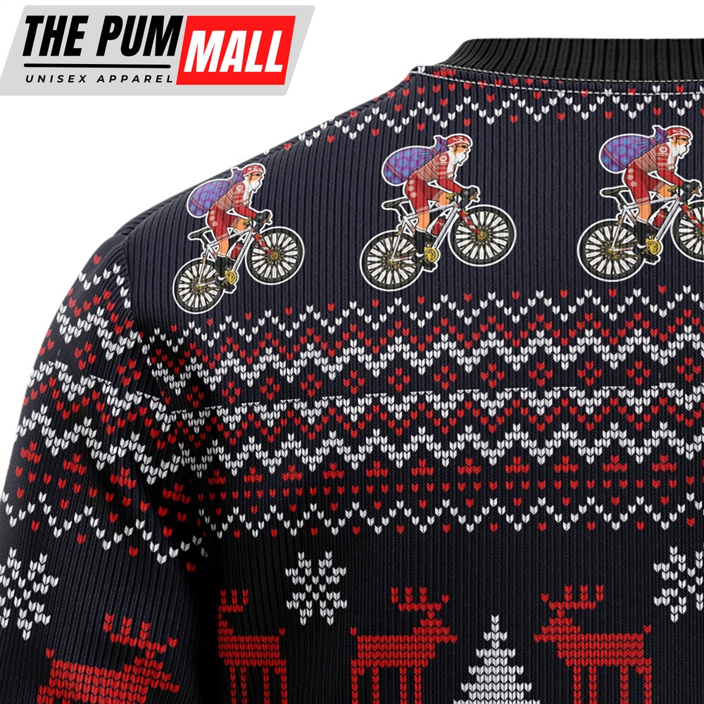 satan-claus-on-mountain-bike-ugly-christmas-sweater-gift-for-pet-lovers-unis-r0he065r Satan Claus On Mountain Bike Ugly Christmas Sweater – Gift For Pet Lovers – Unisex Crewneck Sweater