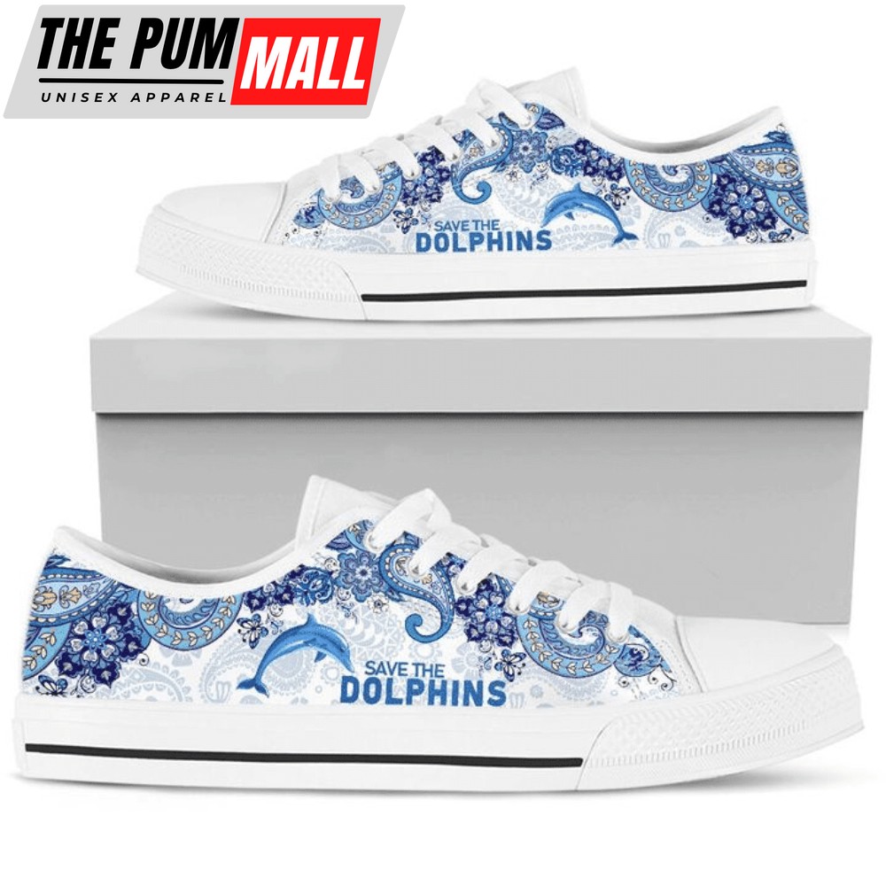 Save The Dolphins Low Top Shoes PN206244Sb – Trendy Footwear