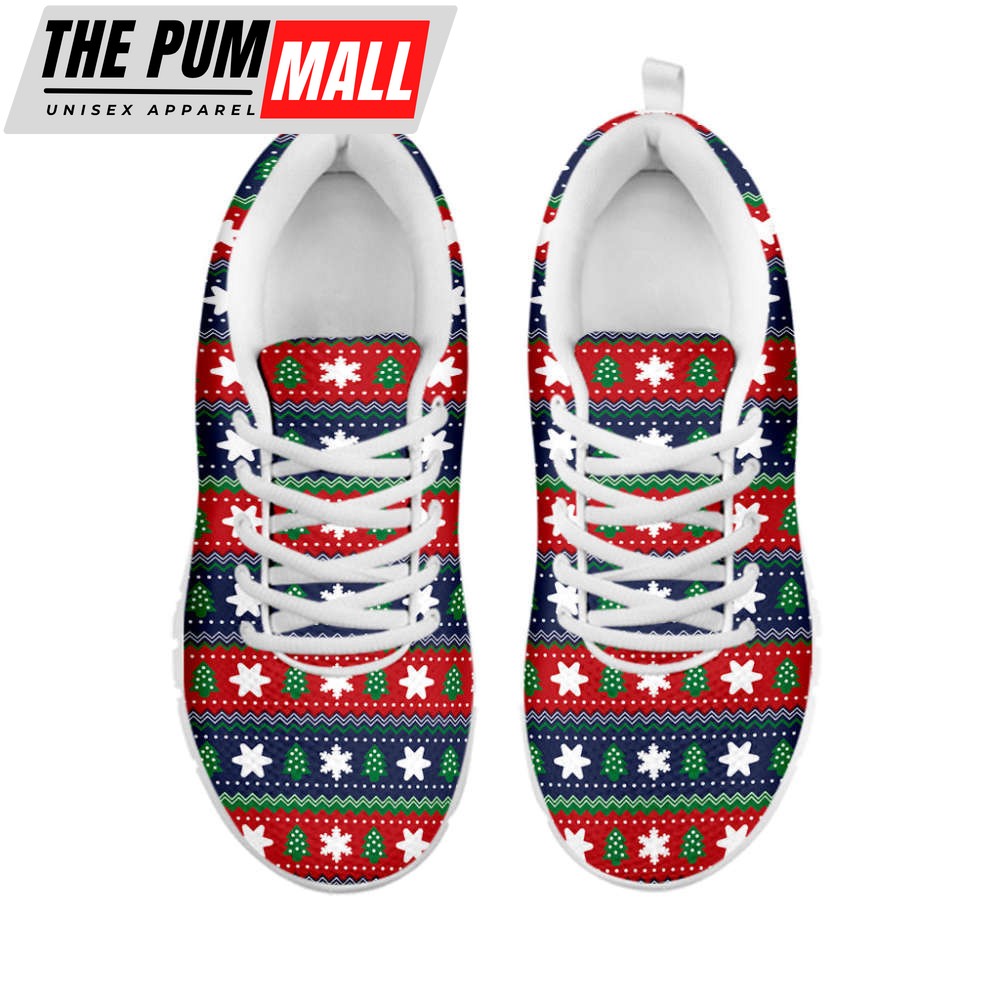 scandinavian-christmas-pattern-print-white-running-shoes-gift-for-men-and-women-gb568b4v Scandinavian Christmas Pattern Print White Running Shoes, Gift For Men And Women