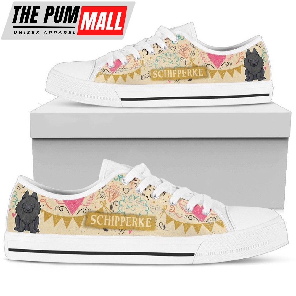 Schipperke Women s Low Top Shoe: Stylish Comfort for Everyday Wear