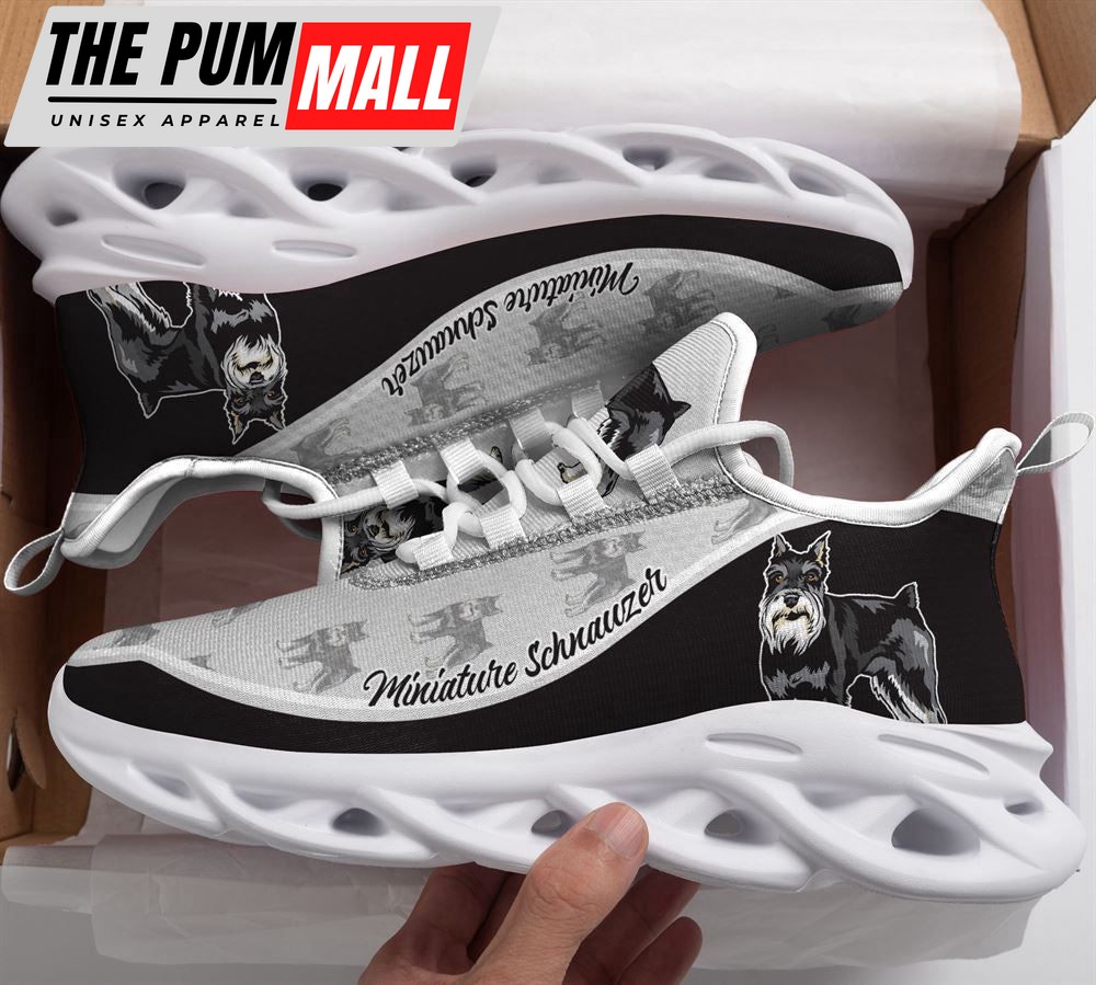 Schnauzer Max Soul Shoes, Gift For Dog Lover