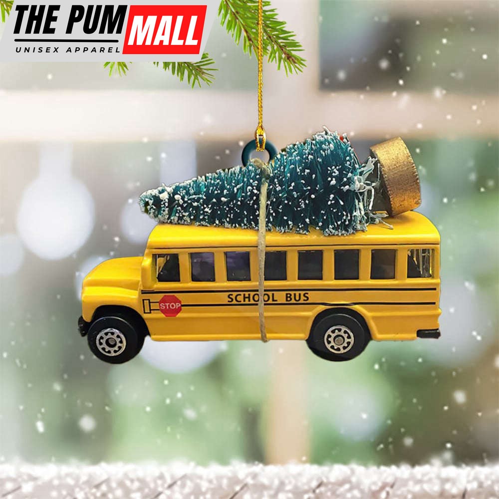 School Bus Driver Ornament Bus Driver Christmas Ornaments Decoration Gifts Limited Edition