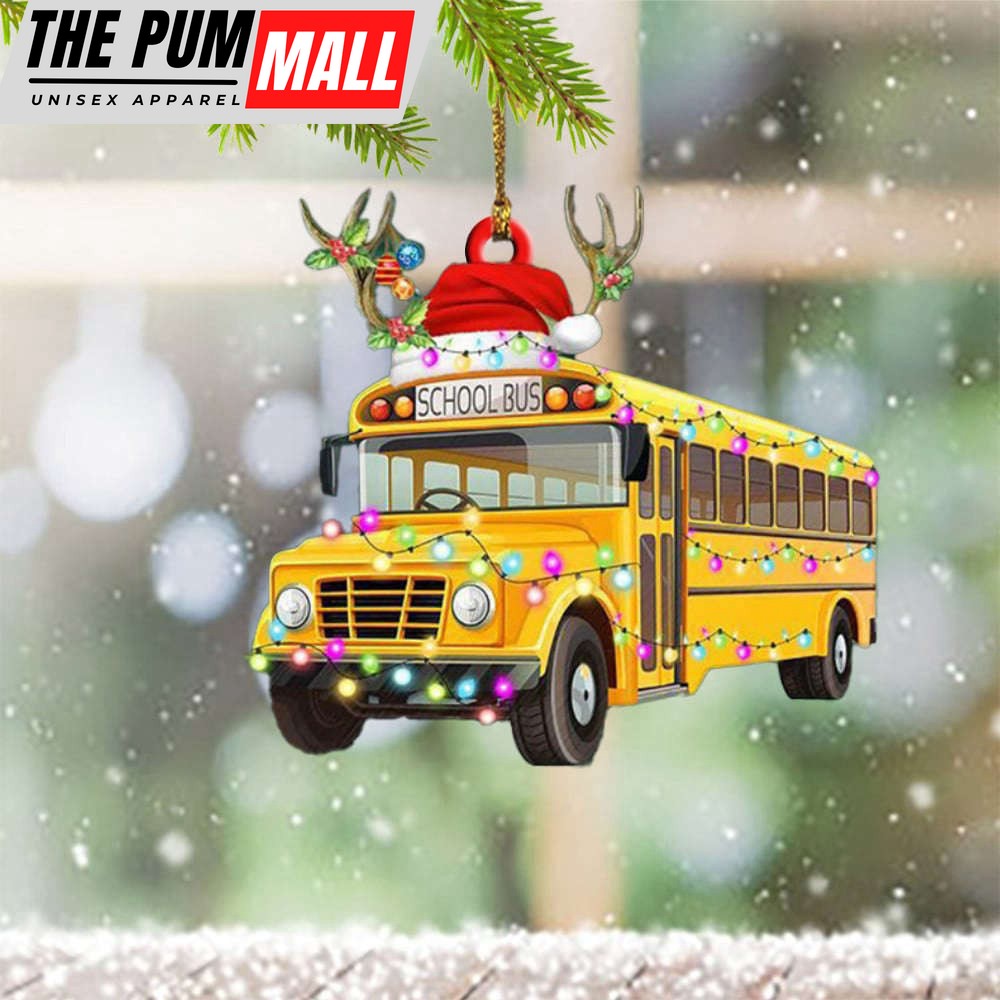 School Bus Ornament Bus Drivers Christmas Tree Decoration Ideas 2023 Limited Edition
