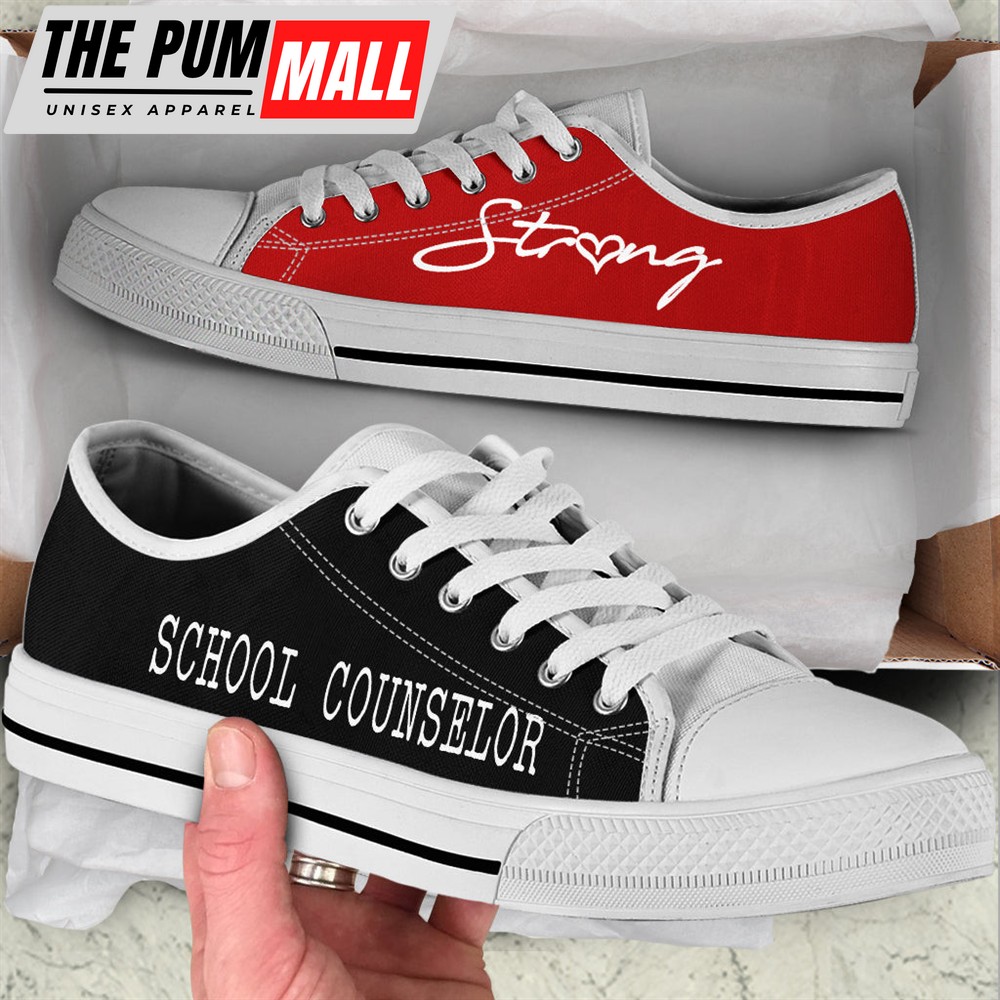 school-counselor-strong-red-black-low-top-shoes-best-gift-for-teacher-school-p5ux9dsq School Counselor Strong Red Black Low Top Shoes – Best Gift For Teacher, School Shoes – Best Shoes For Him Or Her