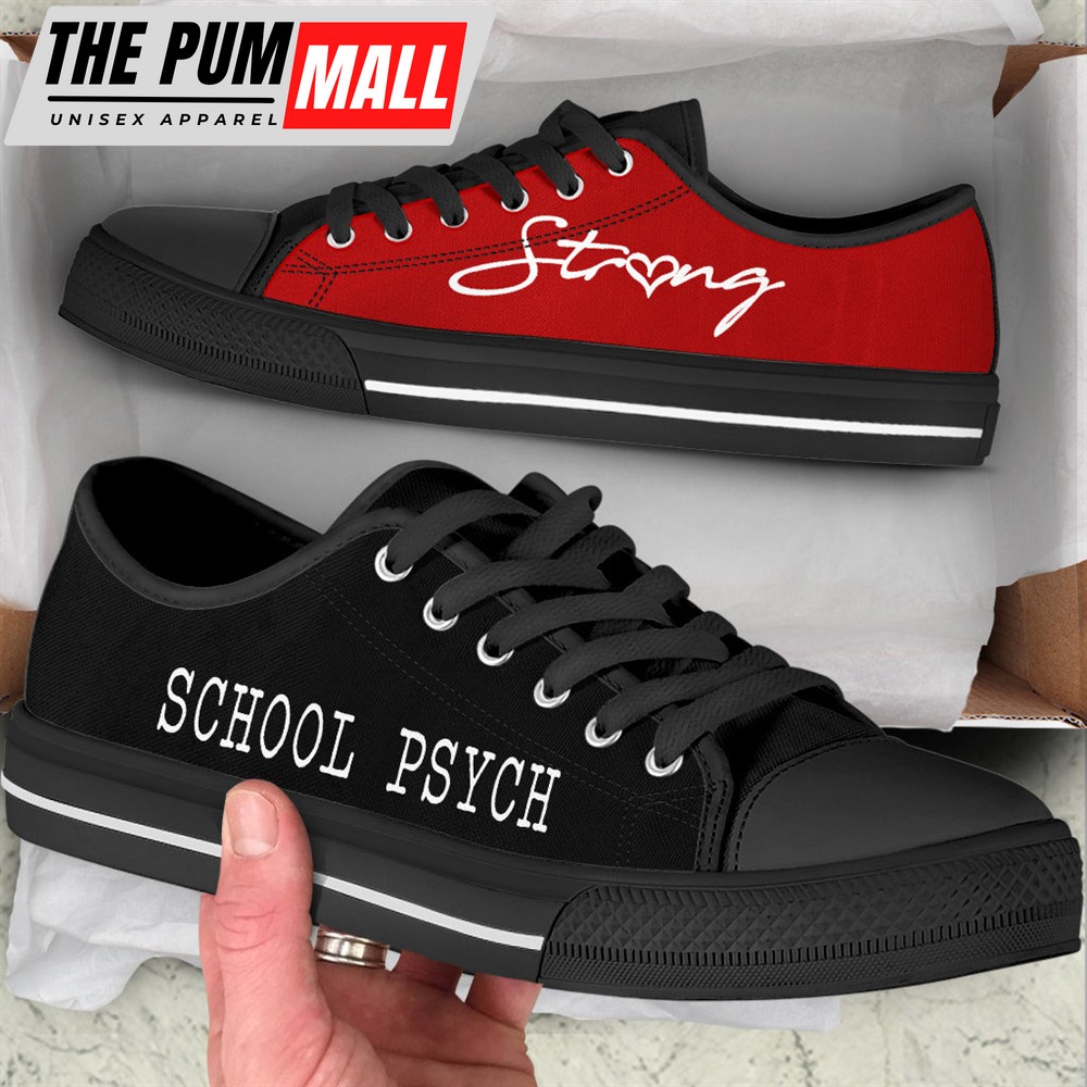 School Psych Shoes Low Top Shoes Canvas Print Shoes – Best Gift For Teacher, School Shoes Malalan