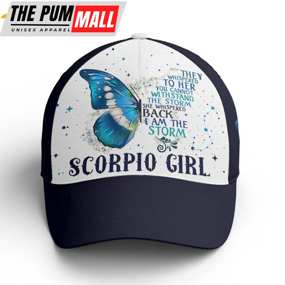 Scorpio Girl I Am The Storm Butterfly Classic Baseball Cap