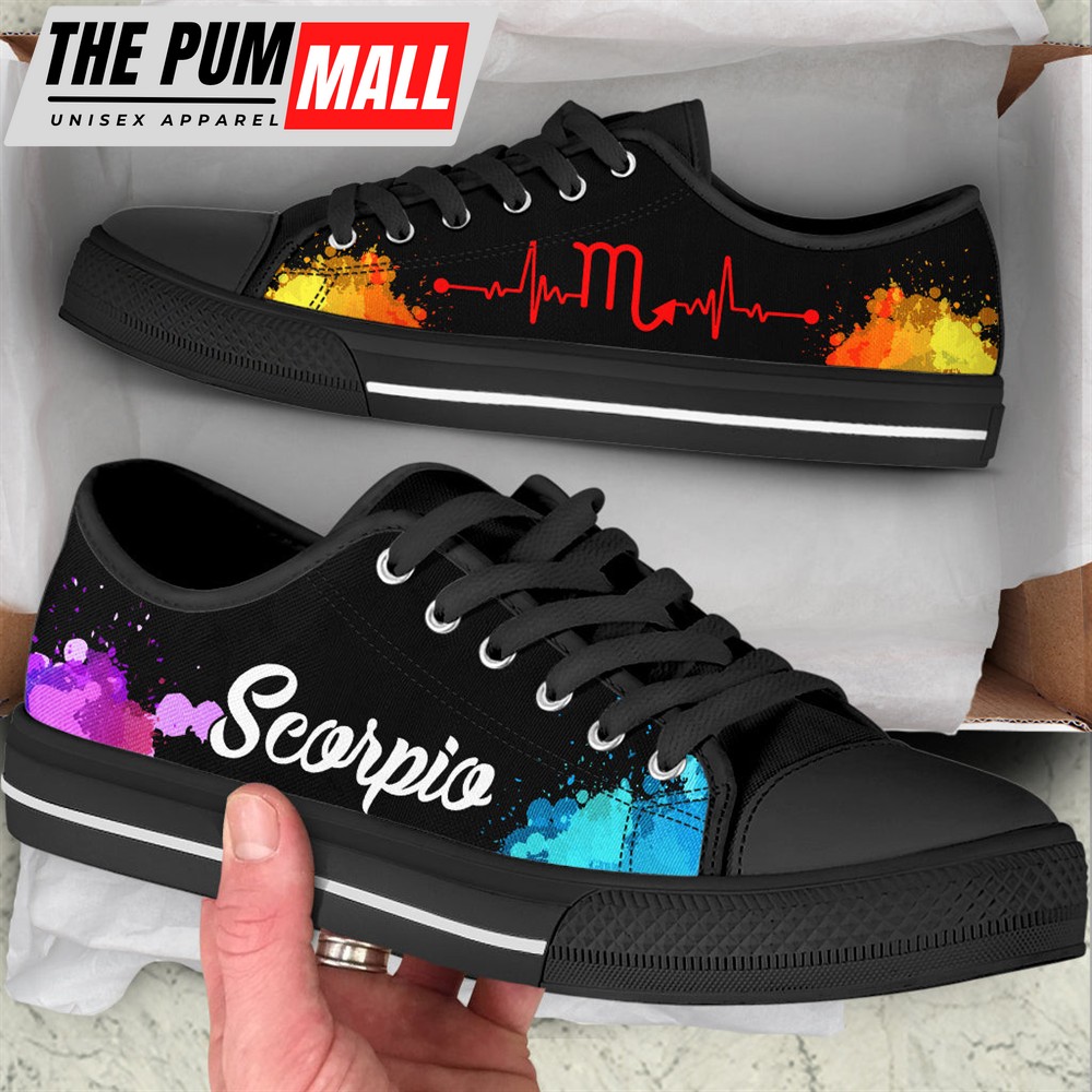 scorpio-zodiac-art-heartbeat-watercolor-low-top-shoes-canvas-print-lowtop-tren-dwbpn8nk Scorpio Zodiac Art Heartbeat Watercolor Low Top Shoes – Canvas Print Lowtop Trendy Fashion – Casual Shoes Gift For Adults