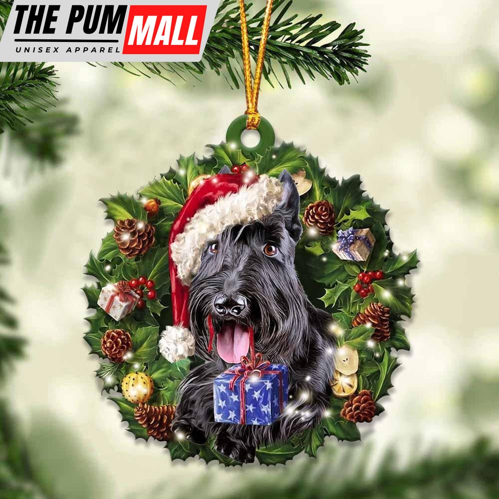 Scottish Terrier And Christmas Ornament – Acrylic Dog Ornament – Gifts For Dog Lovers Limited Edition