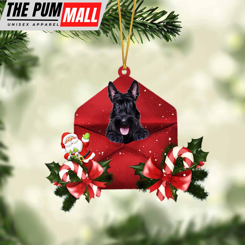 Scottish Terrier Christmas Letter Ornament – Car Ornament – Gifts For Pet Owners Limited Edition