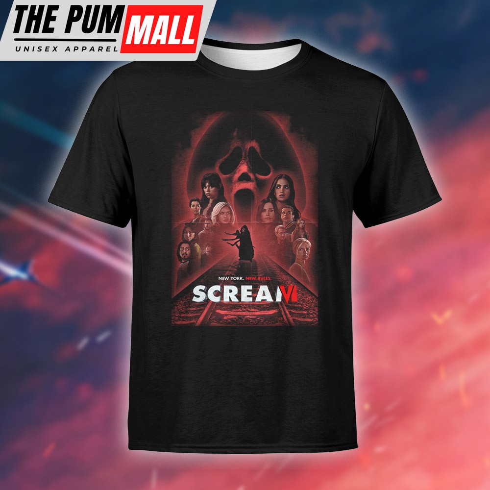 Scream VI New York New Rules Poster T-shirt
