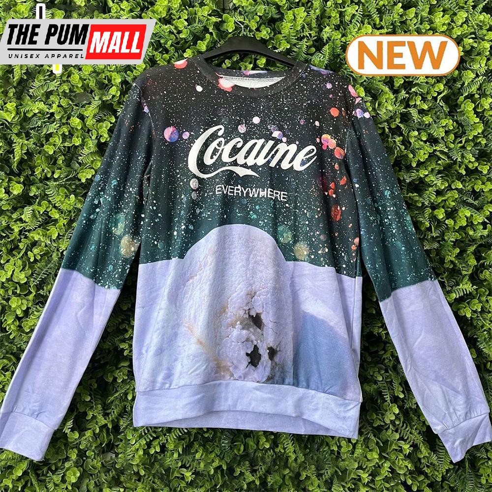 Seal Cocaine Everywhere Let It Snow , Ugly Christmas Sweater Shirt, Sweatshirt