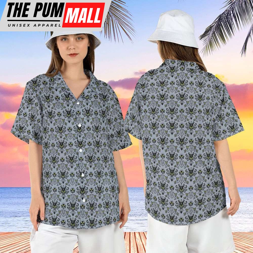 Seamless Skull Haunted Mansion Halloween