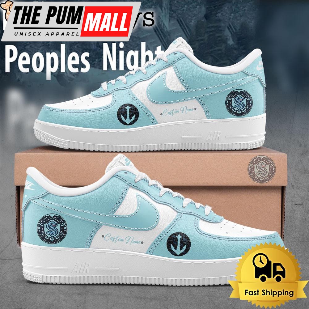 Seattle Kraken Indigenous Peoples Night Custom Name Air Force 1 Shoes