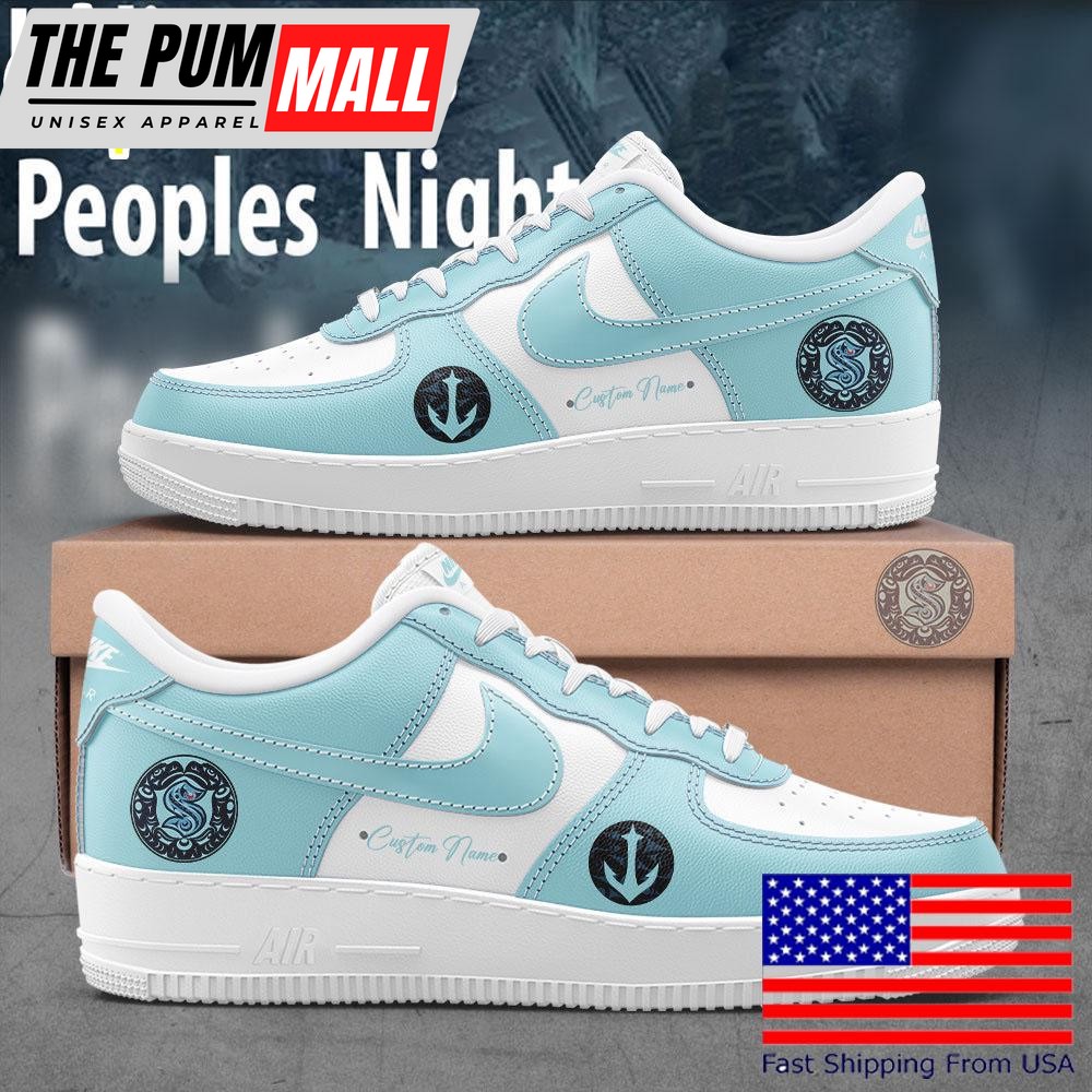 Seattle Kraken Indigenous Peoples Night Custom Name Air Force 1 Shoes, Best Sneakers For Walking