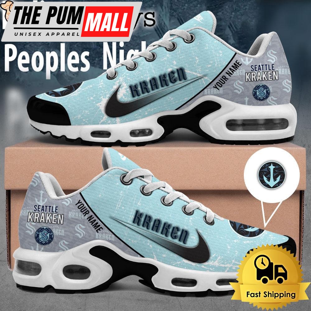 Seattle Kraken Indigenous Peoples Night Custom Name Air Max Plus Shoes