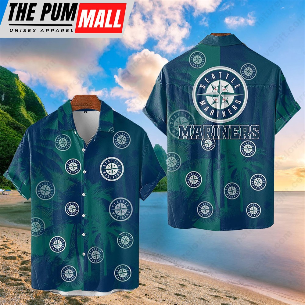 seattle-mariners-tropical-palm-trees-mlb-hawaiian-shirt-j4h8cq27 Seattle Mariners Tropical Palm Trees MLB Hawaiian Shirt
