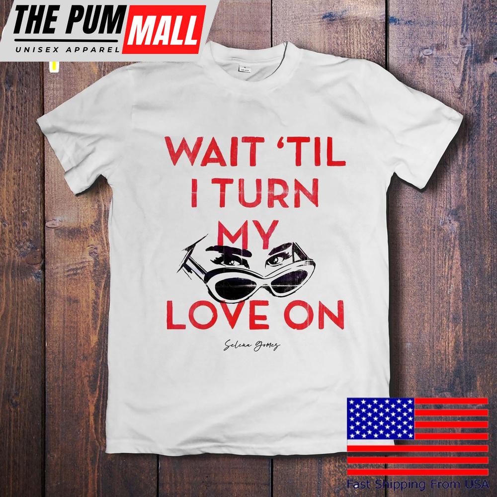 Selena Gomez Turn My Love On Pink Pullover T-Shirt
